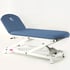 Kinefis Opportunity hydraulic stretcher: two-body structure, adjustable in height and with negative reclining backrest - Dimensions: 62 cm x 190 cm: Premium Upholstery - Simple: DOES NOT INCLUDE - Wheels - Facial Plug - Toilet Roll Holder - Reference: CH-MB20A-62